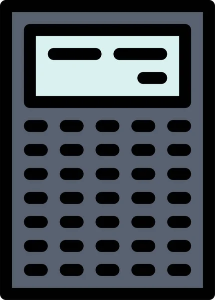 Calculate Calculator Device Icon — Stock Vector