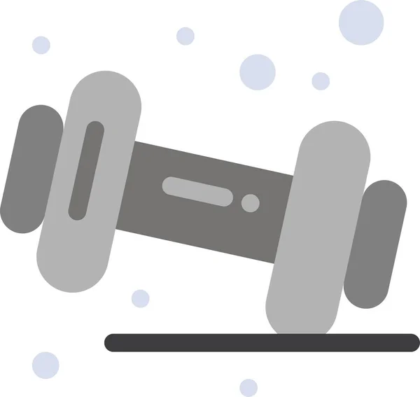 Diet Dumbbell Fitness Icon — Stock Vector