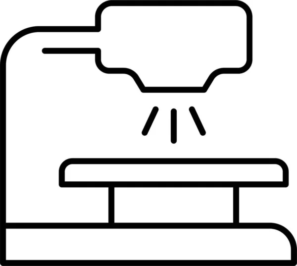 Mri Roentgen Icon — Stockvektor