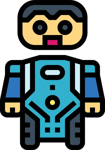 Иконка Робототехники Категории Электронные Приборы Приборы — стоковый вектор