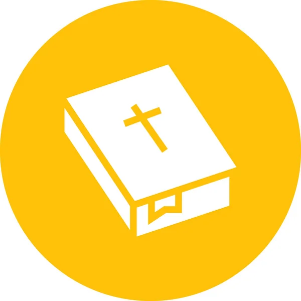 Icono Biblia Vector Ilustración — Vector de stock