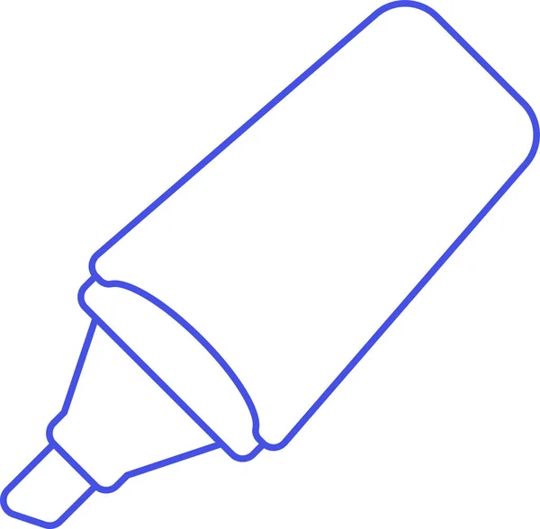 Highlighter Marker Pen Icon — Stock Vector
