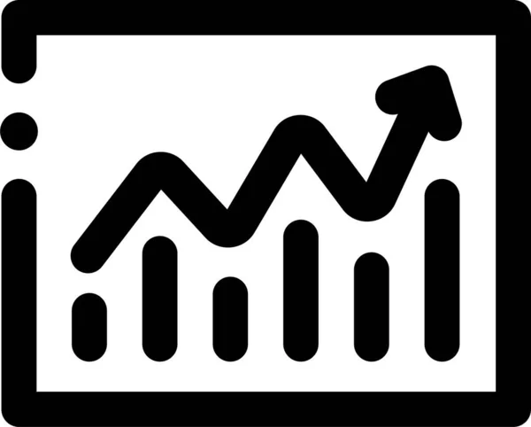 Banking Mobile Phone Statistics Icon — Stock Vector