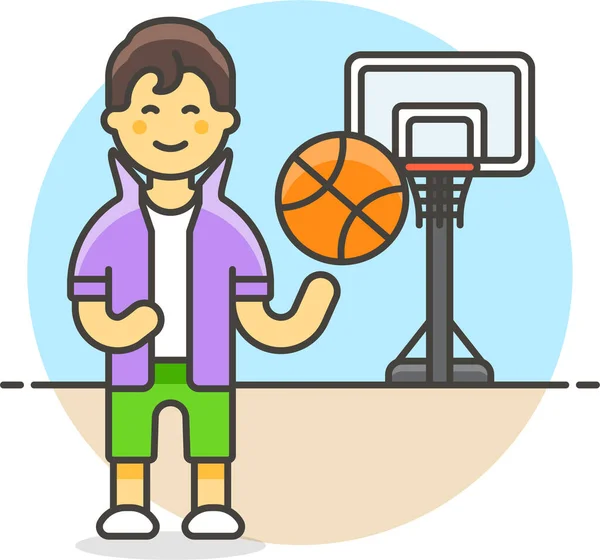 ball basketball game icon in sport category