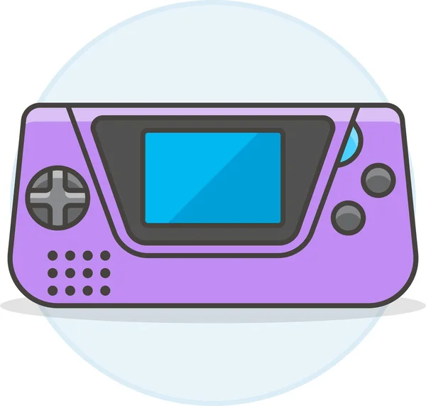 Consoles Game Gear Icon Gamesgaming Category — Stock Vector
