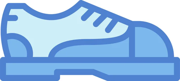 Bekleidung Schuhe Schuh Ikone Der Kategorie Bekleidungszubehör — Stockvektor