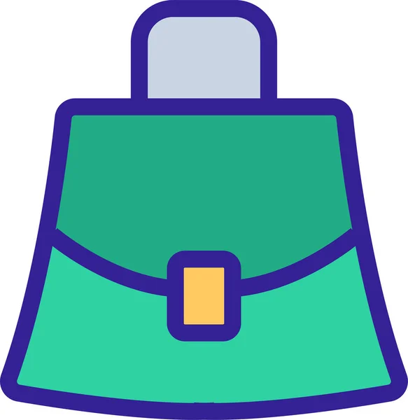 Accessory Bag Baguette Icon — Stock Vector