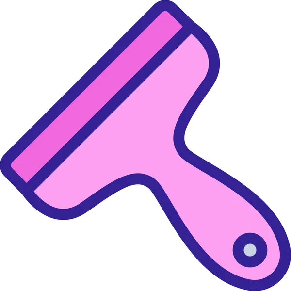 Reinigungsgeräte Kopf Symbol — Stockvektor