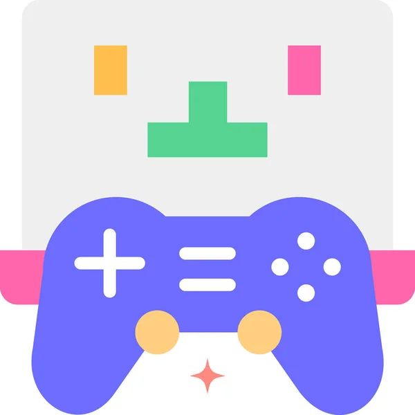 Gamepad Gaming Video Game Icon — Stock Vector