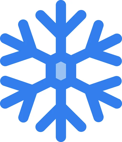 Weihnachten Frostsymbol Der Winterkategorie — Stockvektor