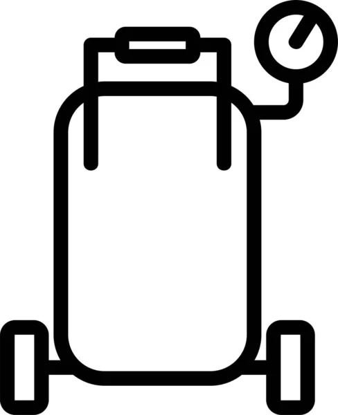 Elektronisches Symbol Für Luftkompressor — Stockvektor