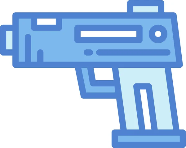 Pistola Crimen Icono Pistola Categoría Familyhome — Vector de stock