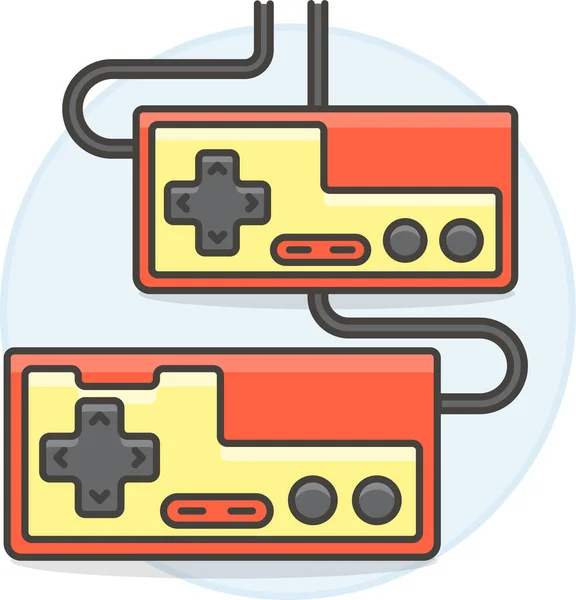 Vintage Famicon Famicom Icon Gamesgaming Category — Stock Vector