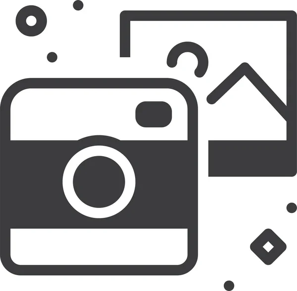 App Camara Photo Icon — Stock Vector