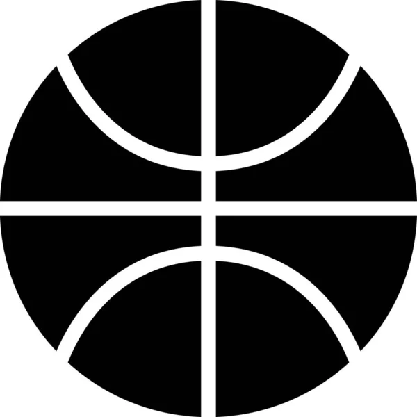 Basketbol Oynama Simgesi — Stok Vektör