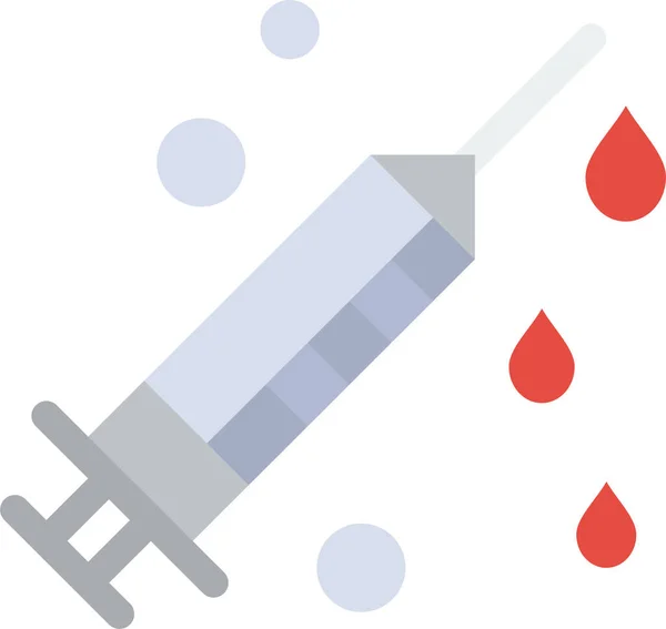 Icône Seringue Médicale Santé — Image vectorielle