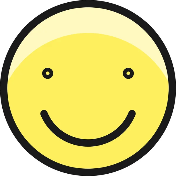 Smiley Smiledoutline Symbol Stil Von Smiley Smiledoutline — Stockvektor