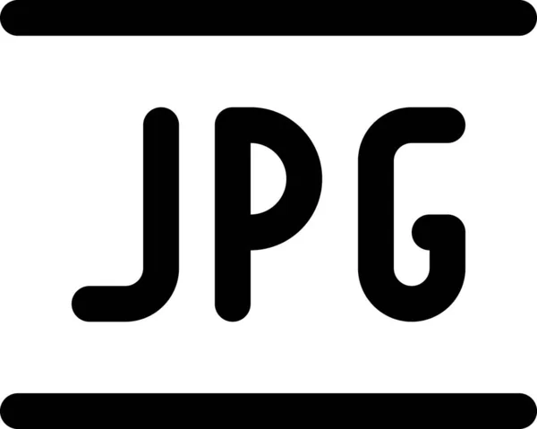 Image Document Jpg Icon Outline Style — стоковый вектор