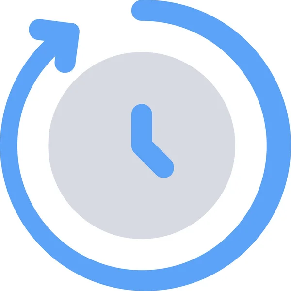 Business Clock Management Ikone Der Kategorie Business Management — Stockvektor