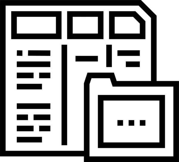 Analyse Binärer Diagramme — Stockvektor