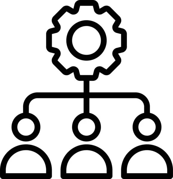 Ícone Criativo Negócios Brainstorming Estilo Esboço —  Vetores de Stock