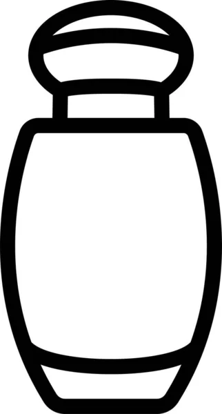Flaska Flaskor Dekorativ Ikon — Stock vektor
