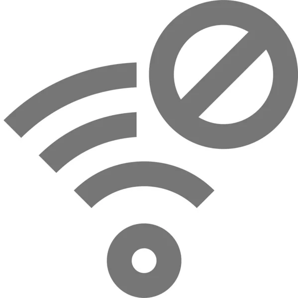 Wifi Web Symbol Einfache Illustration — Stockvektor