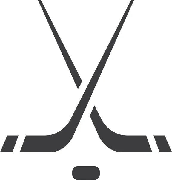 아이스 아이콘 Game Hockey Ice Icon — 스톡 벡터