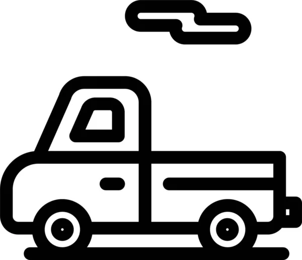 Auto Trasporto Camion Icona — Vettoriale Stock