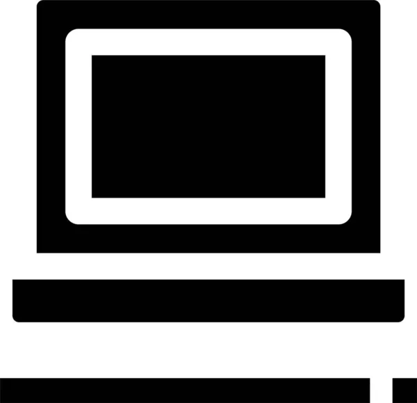Icona Del Computer Portatile Digitale — Vettoriale Stock