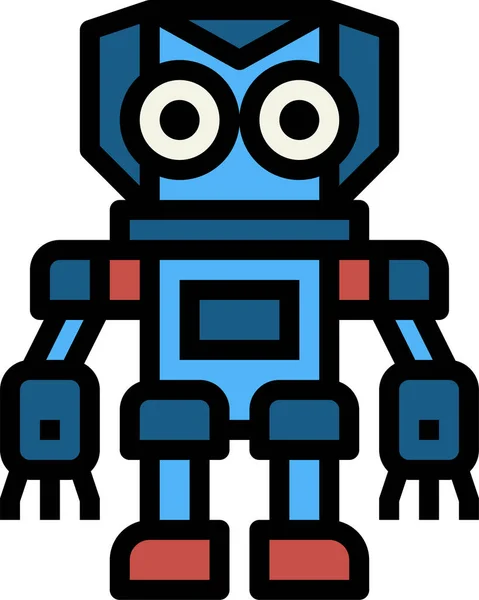 Icono Tecnología Robot Electrónico Categoría Aparatos Electrónicos — Archivo Imágenes Vectoriales