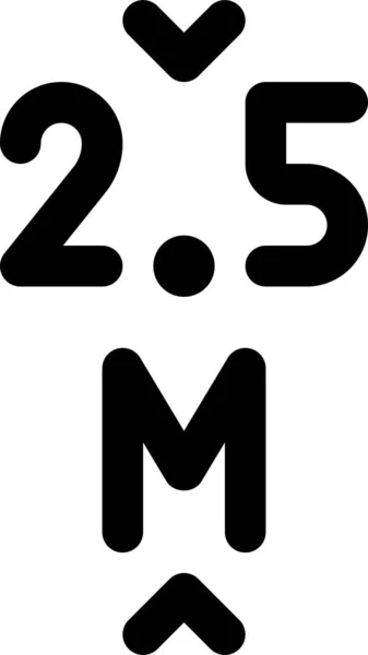 Wegwijzer Straatpictogram Contourstijl — Stockvector