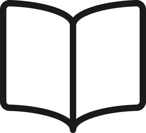 Βιβλίο Ανοιχτό Filledskip Εικονίδιο Filledskip Στυλ — Διανυσματικό Αρχείο