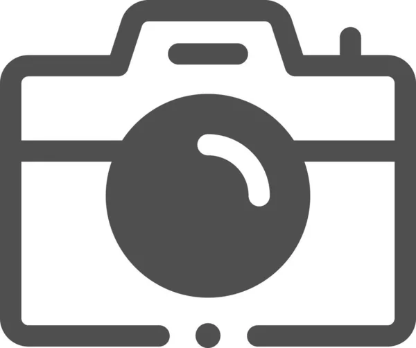 Kamera Fotoaparát Foto Ikona — Stockový vektor