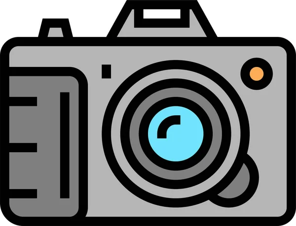 Camera Apparaat Gaan Pictogram — Stockvector