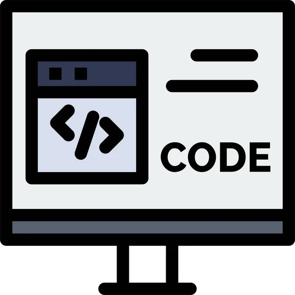 Піктограма Кодування Програми — стоковий вектор
