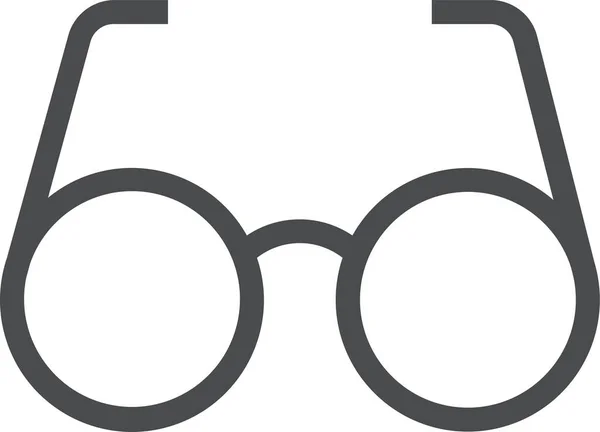 Gafas Gafas Encontrar Icono Estilo Contorno — Vector de stock