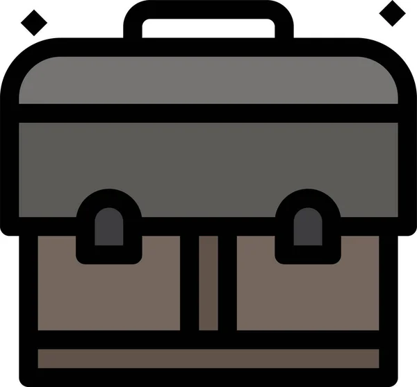 Bolsa Educación Escuela Icono — Vector de stock