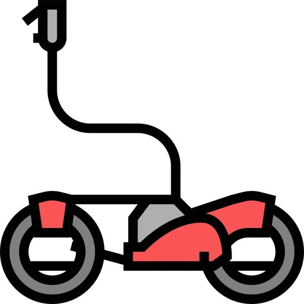 Ícone Motorizado Pessoal Motocicleta — Vetor de Stock