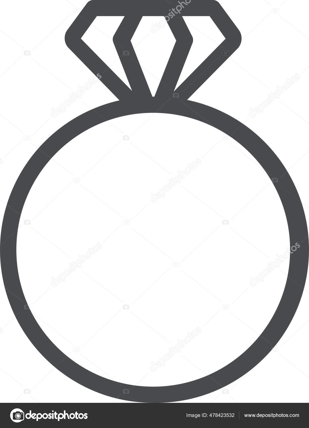cartoon ring outline 24063036 PNG