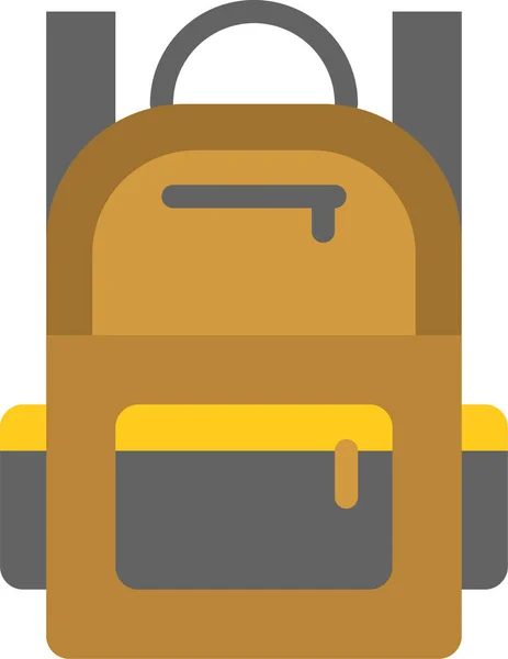 Bolsa Ropa Icono Ropa Estilo Plano — Vector de stock