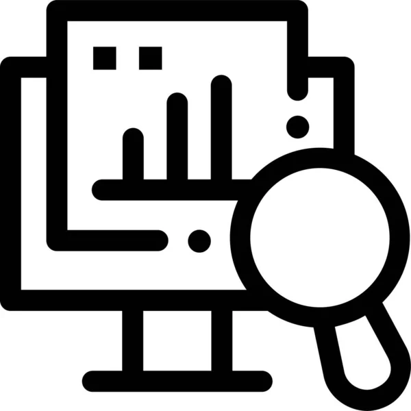 Browser Search Seo Icon — Vetor de Stock