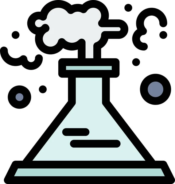 Fábrica Contaminación Producción Icono — Archivo Imágenes Vectoriales