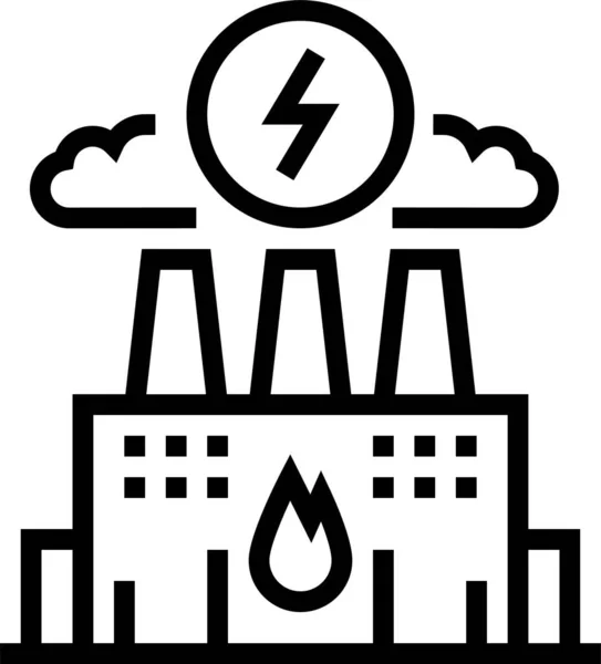Power Electric Solar Icon — Stock Vector