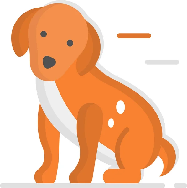 Животные Животные Икона Собаки — стоковый вектор
