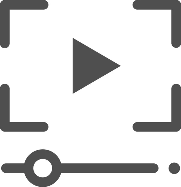 Іконка Мультимедійного Відеопрогравача — стоковий вектор