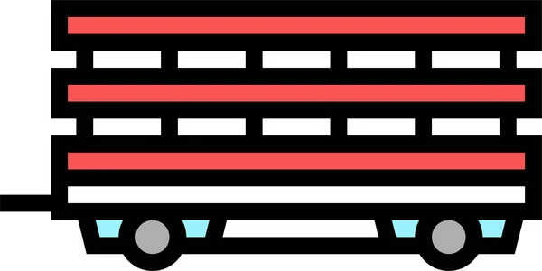 Icône Transport Produits Agricoles — Image vectorielle