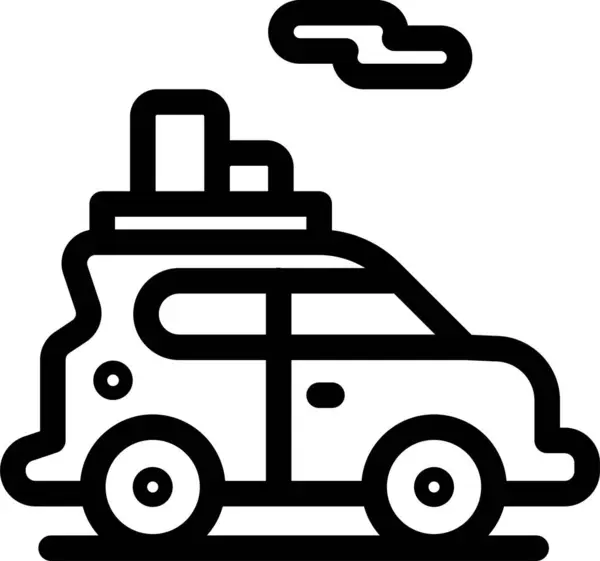 Auto Car Transport Icon — Stock Vector