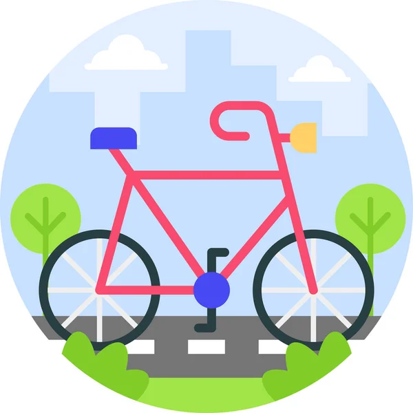 Vélo Route Icône — Image vectorielle