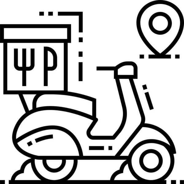 Delivery Gps Place Icon — Stock Vector